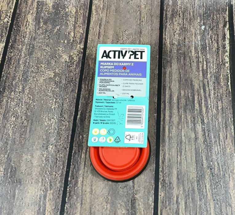 Miarka do karmy z klipsem Activ Pet