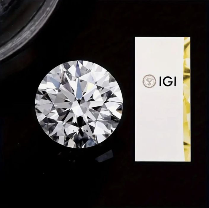 Diament Brylant IGI, 1.01 ct, D, VVS1, Ideal