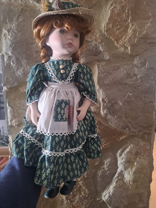 3 bonecas de porcelana antigas