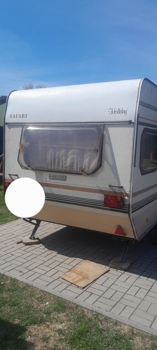 Przyczepa kempingowa Wilk C1 Safari z namiotem