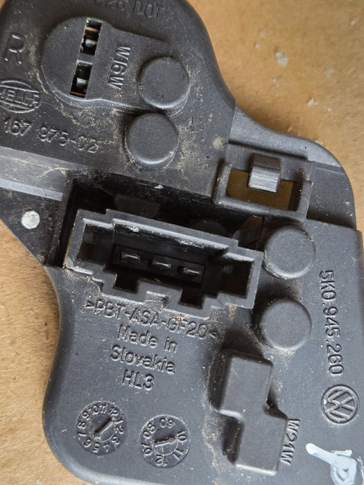 Wklad lampy oprawka vw golf 6