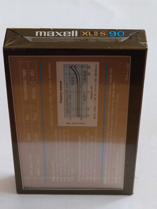 Maxell XLII-S 90 model na rok 1983 rynek Amerykański