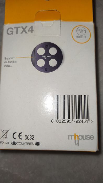 Pilot napędu bramy  Nice Mhouse GTX4 GTX 4