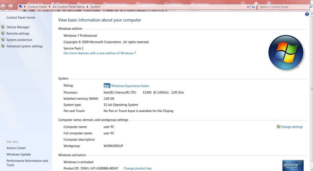 Системний блок робочий, Celeron 2.00 GHz б/у