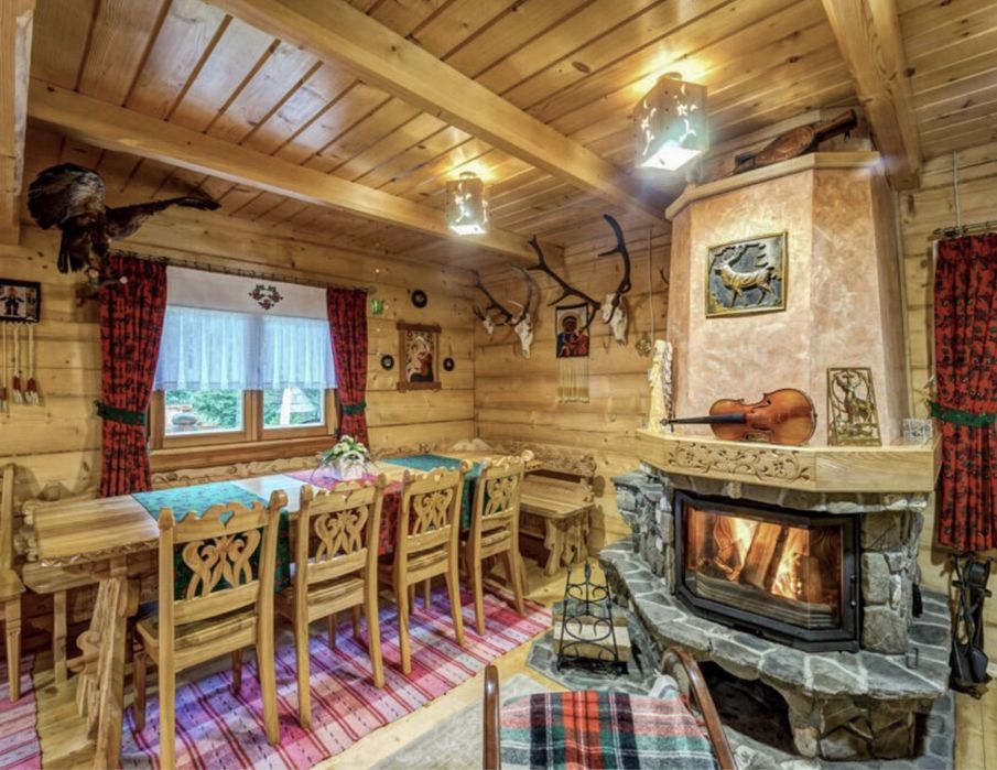 Wolny Weekend.  Ferie Domek z Balią i kominkiem