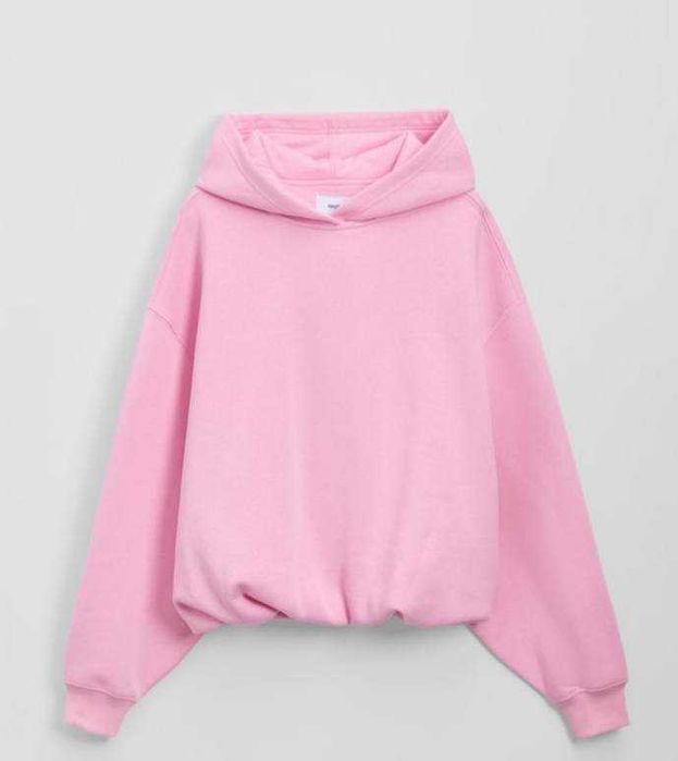 Рожеве худі з регулювання довжини