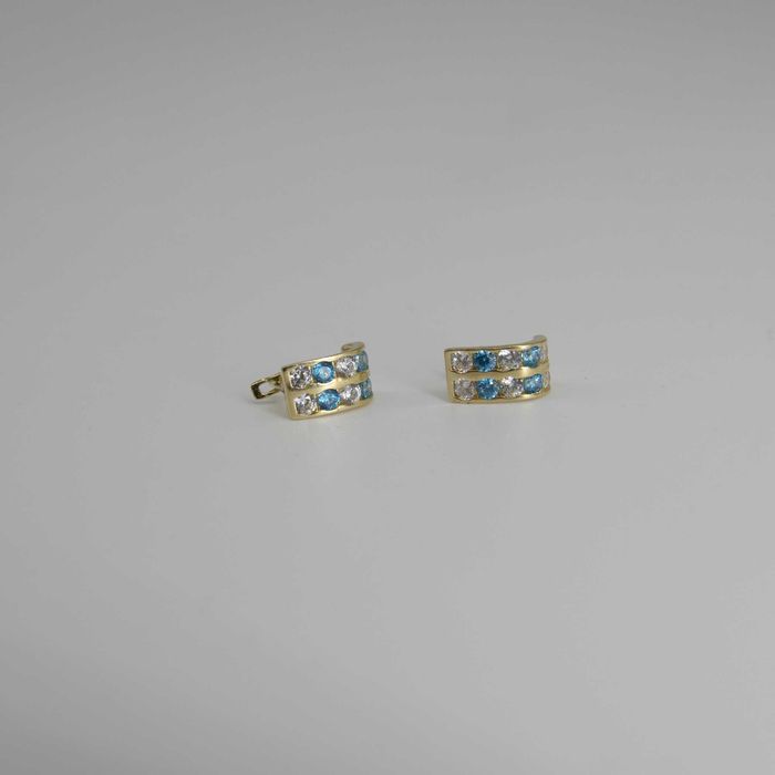 Złote kolczyki 585 1,44 gram zapięcie angielskie NOWE WYSYŁKA GRATIS