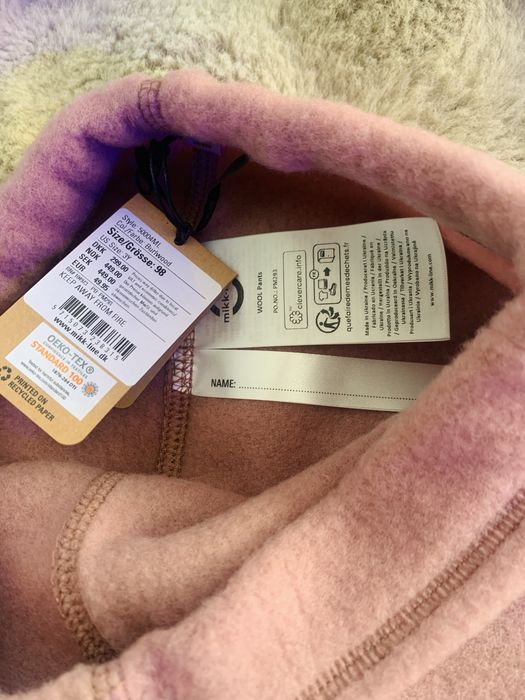Spodnie haremki Merino welna r98 nowe