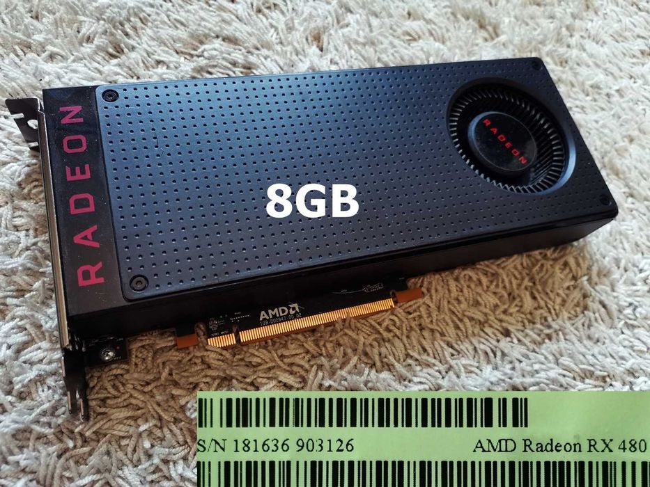 Radeon 8GB Rx 480 - Karta graficzna