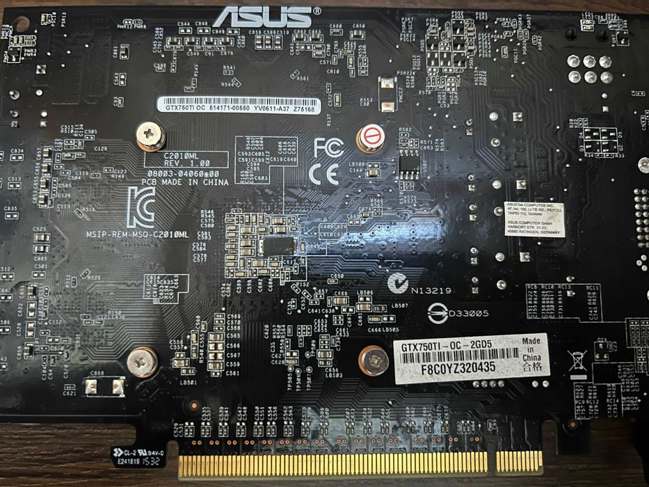 Гарантия! Игровая видеокарта NVIDIA GeForce GTX 750Ti 2GB GDDR5 ASUS