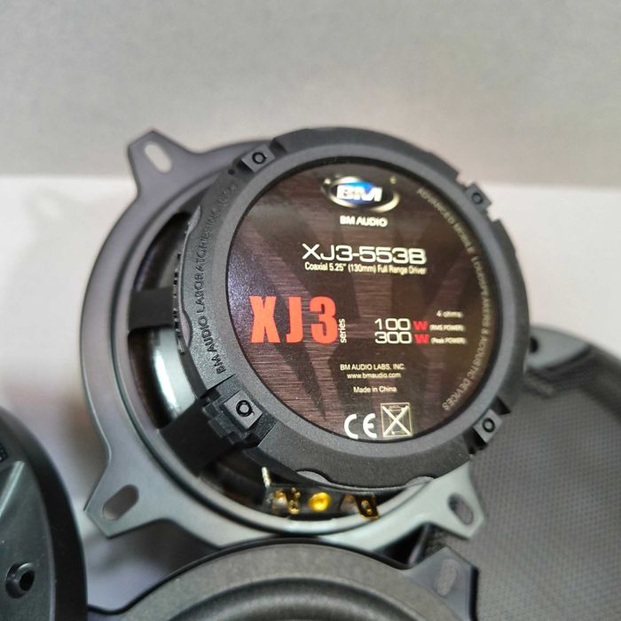 Колонки BOSCHMANN XJ3-553B 13 см – потужний звук, 300 Вт, 3-смугові