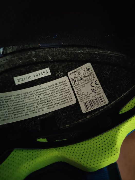 Kask narciarski dzieciecy XS 48-52 + gogle