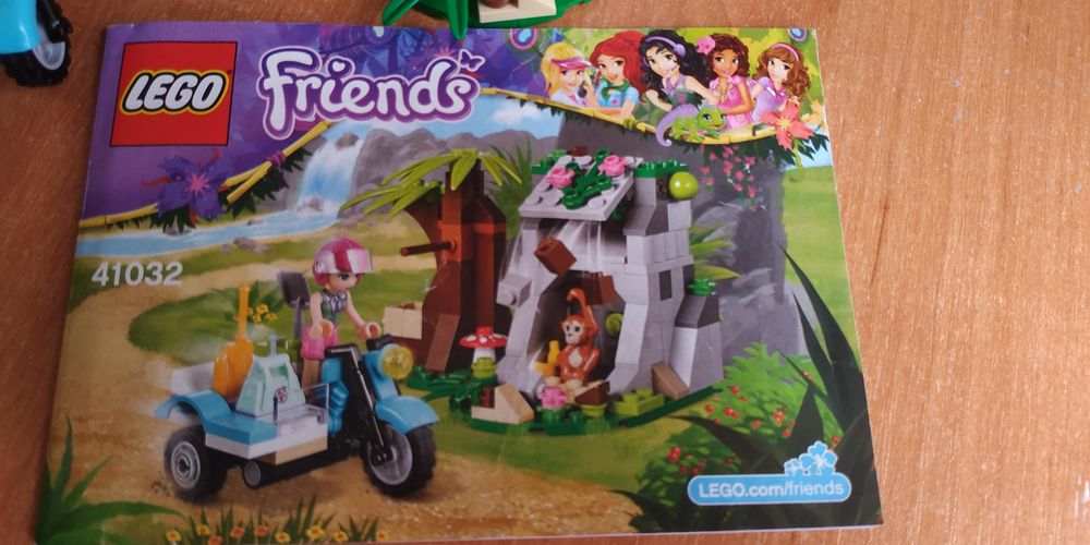 Lego friends 41032  мотоцикл першої допомоги в джунглях