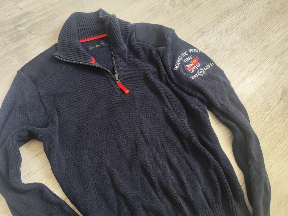HENRI LLOYD Sweter Marine Logowany M/L