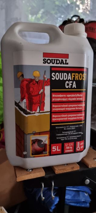 Soudal Soudafrost CFA 5l mrozoodporny superplastyfikator