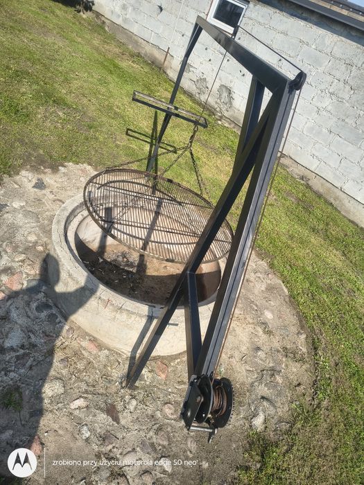 Mega duża konstrukcjia grilla , ruszt 120 cm !!!