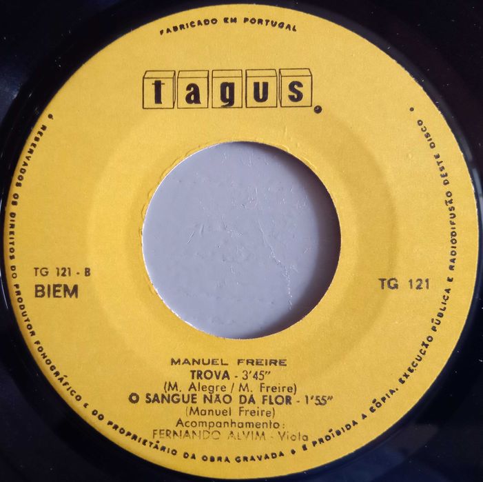 Manuel Freire	- - - - -	Trovas	- - - - -	EP