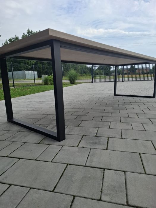 Duży Stół Jadalniany 280×100 cm Loft-Stan idealny!blat Dąbek płyta