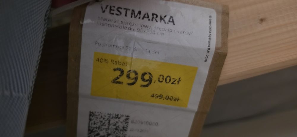 Łóżko ikea 90x200