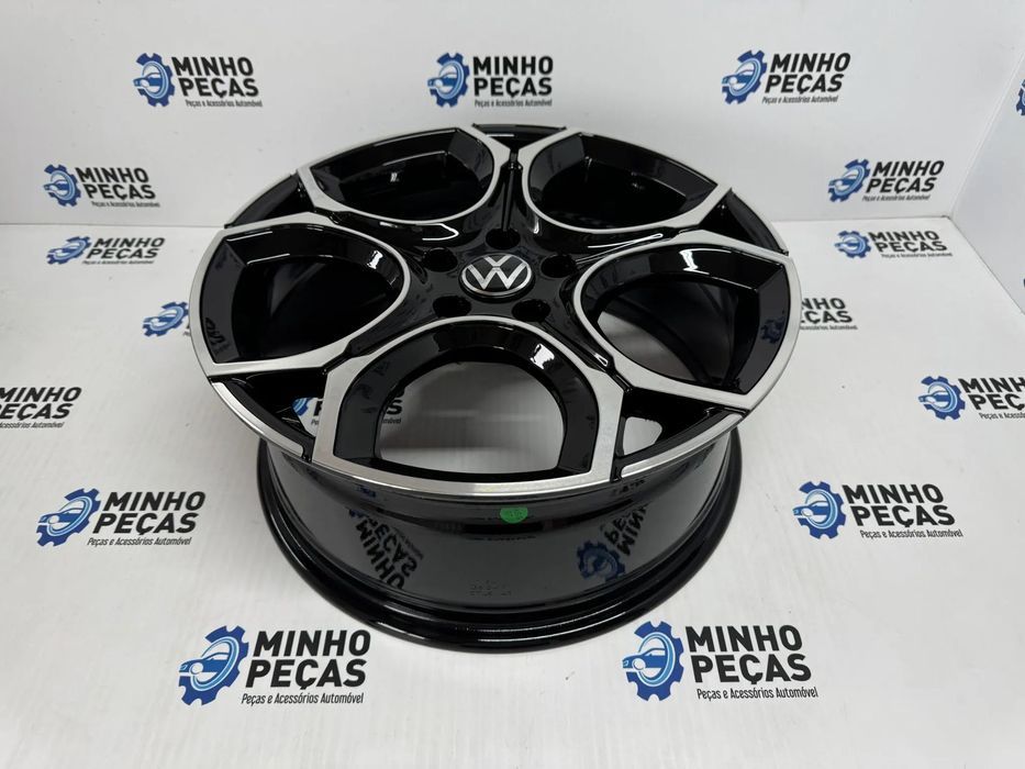 Jantes Vw Golf VIII GTI em 18 Preto Polido
