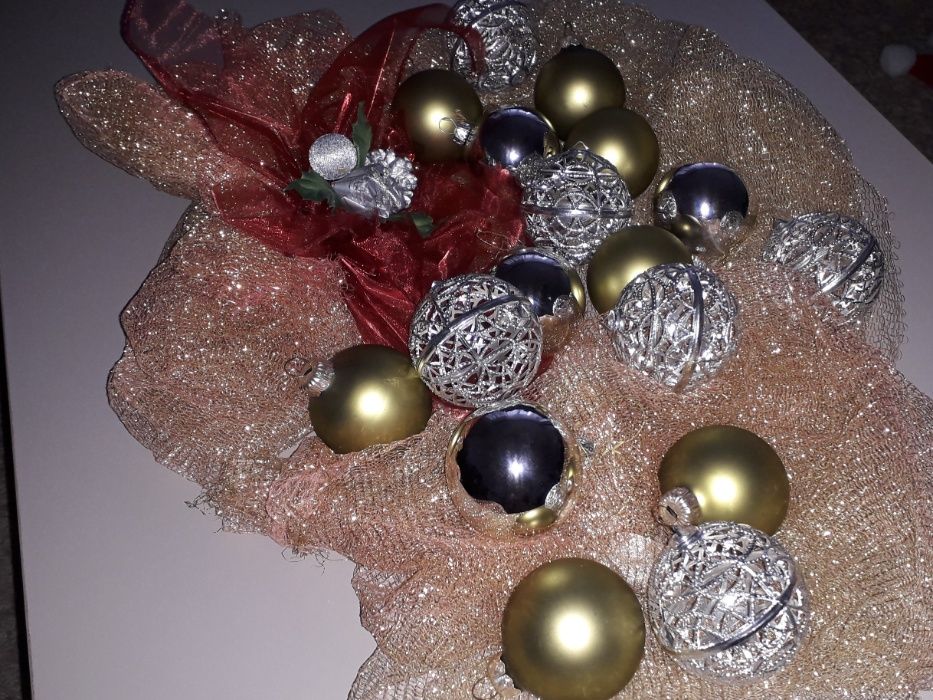 Bombki szklane 17szt