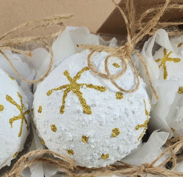 Bombki choinkowe śnieżki 80mm 8cm 12szt koty kotki rękodzieło