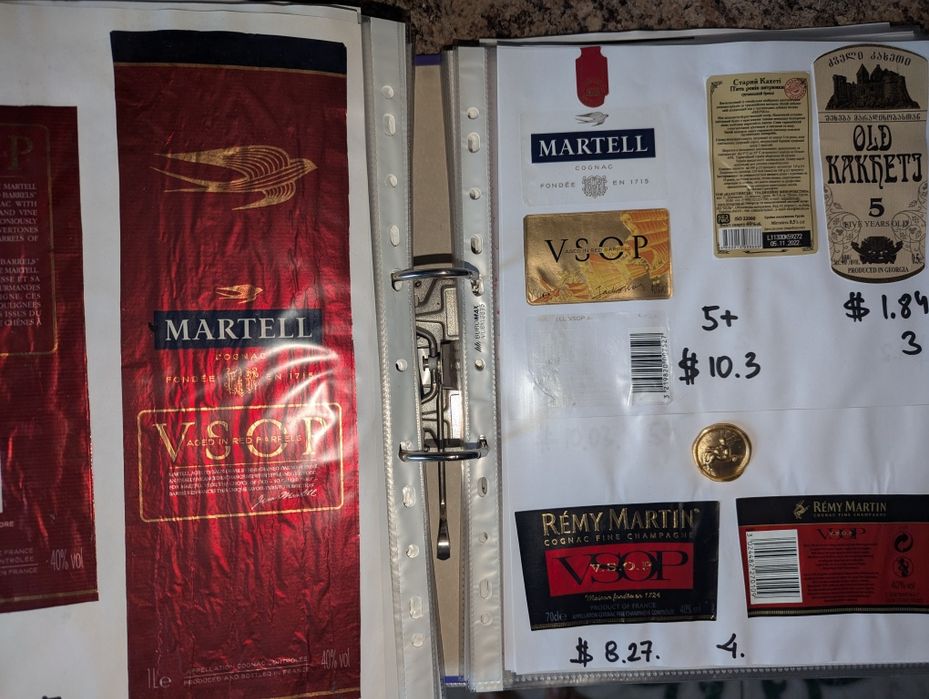 Коллекция алкоэтикеток- путеводитель