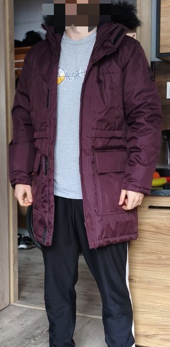 Kurtka zimowa długa rozmiar S