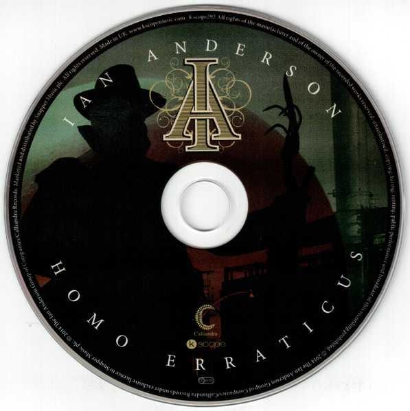 Anderson Ian  cd Homo Erraticus     Jethro Tull       folia