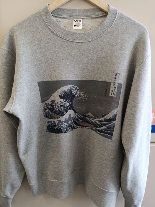 Свитшот Uniqlo L Япония 100% хлопок