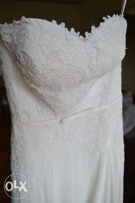 Suknia ślubna r36/38, Amy Love Bridal,GREY+welon+bolerko