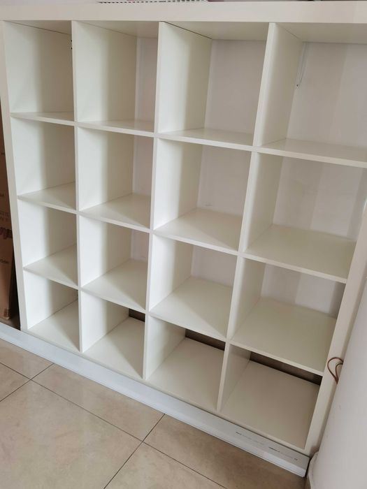 duży biały regał ikea