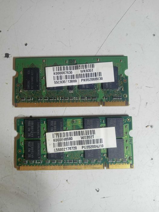 Память DDR2 So-Dimm (1Gb, 512Mb)
