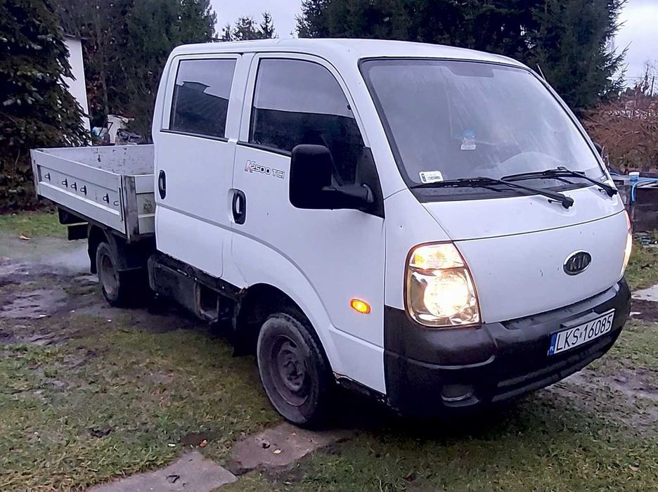 Kia K2500 (Dubel Kabina) 6 miejsc | Skrzynia | Ważne Opłaty | Sprawna