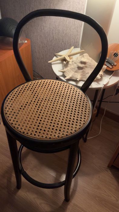 Cadeira banco alta antiga