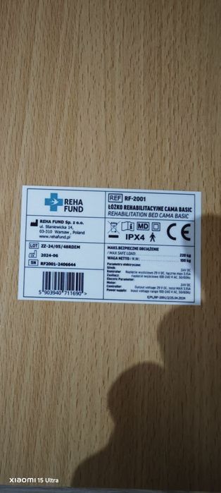 Łóżko rehabilitacyjne cama basic