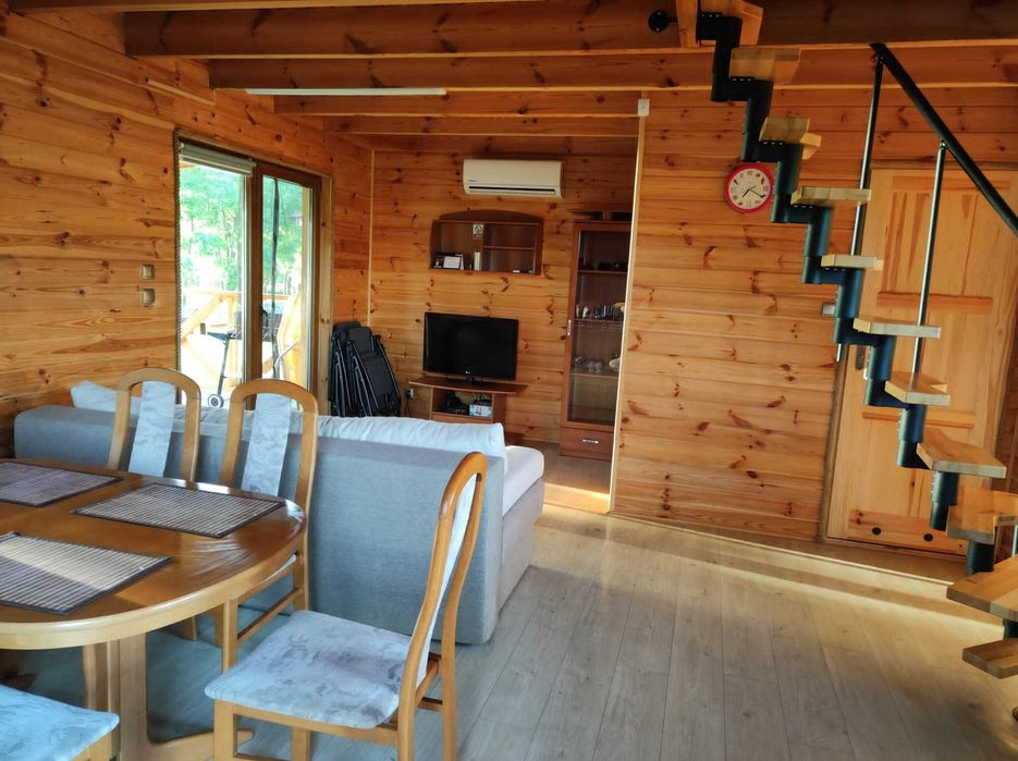 Ferie Walentynki Wakacje domki  całoroczne nad jeziorem  , balia