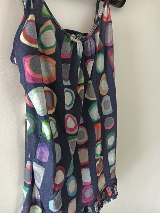 Blusa Alças Desigual	Desigual	Original		Tamanho S		Como Nova!*