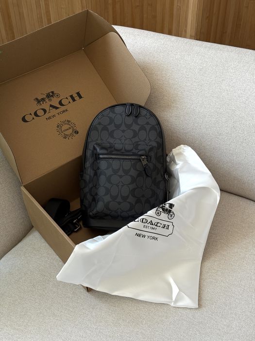 Мужская сумка Coach чоловіча сумка барсетка слінг месенджео клатч