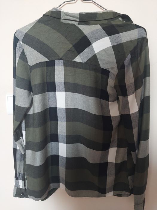 Koszula w kratę Cropp