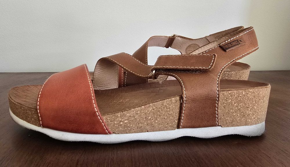 Sandálias de pele genuína marca PIKOLINOS n.º 38 – quase novas!