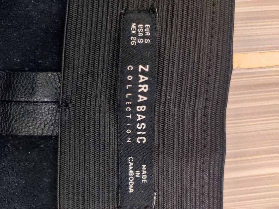 Шкіряні штани, лосини ZARA