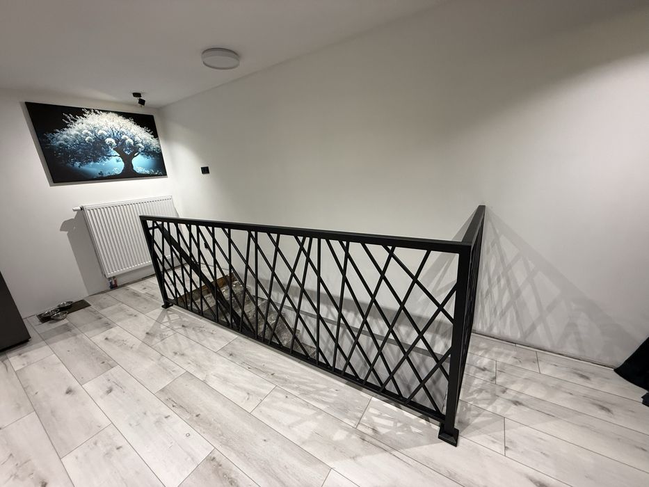 Balustrada schodowa stalowa