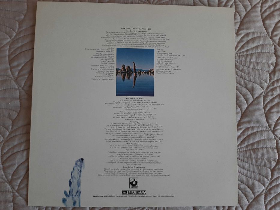 Pink Floyd - Wish You Were Here - Germany - Vinil LP