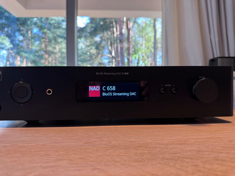 NAD C658 - streamer - odtwarzacz sieciowy i DAC; stan jak nowy; pełny komplet