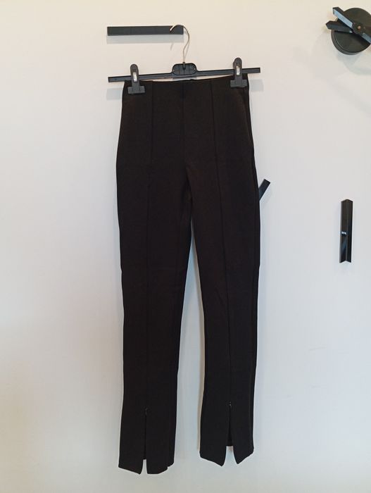 spodnie dzwony czarne