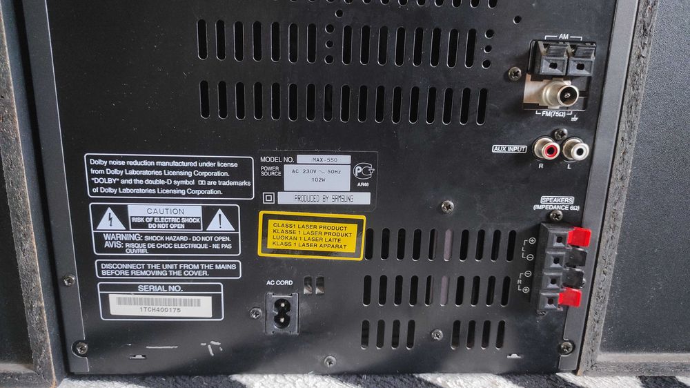 Музичний центр "Samsung MAX - 550"