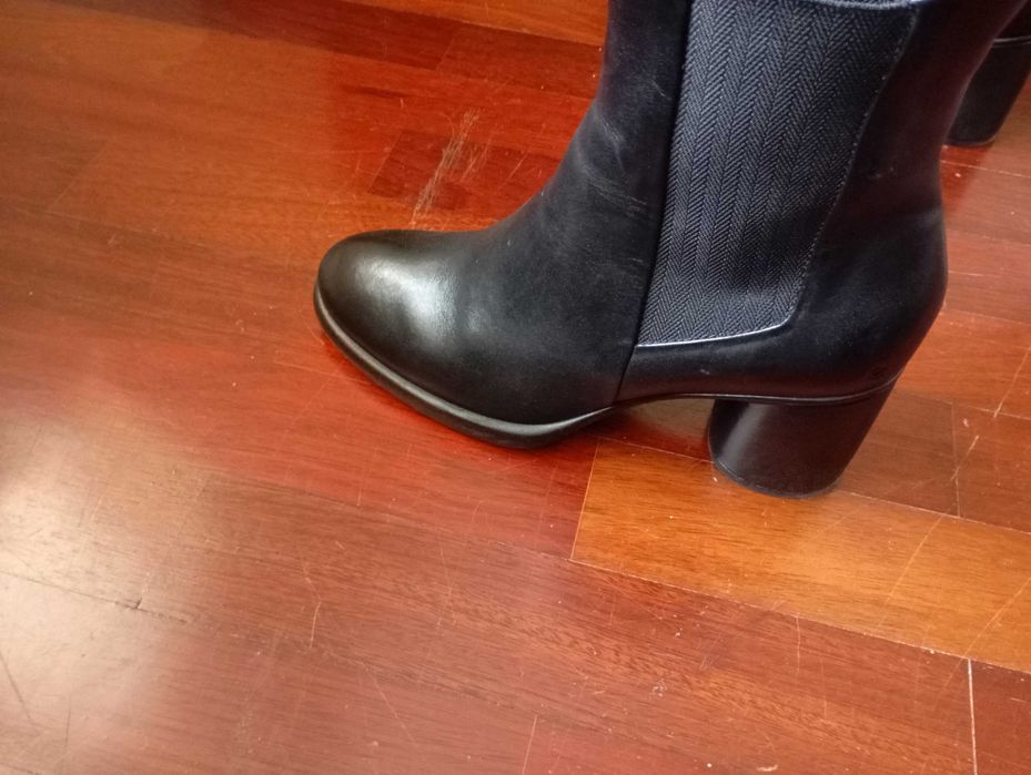 Botas 38 Ecco Salto Alto