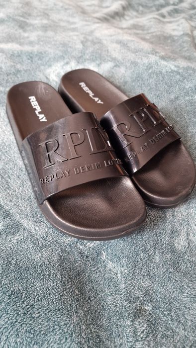 Klapki REPLAY czarne rozm.40