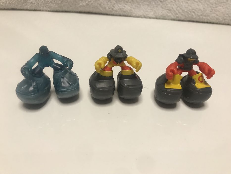 3 figurki Mattel z serii Matchbox Big Boots